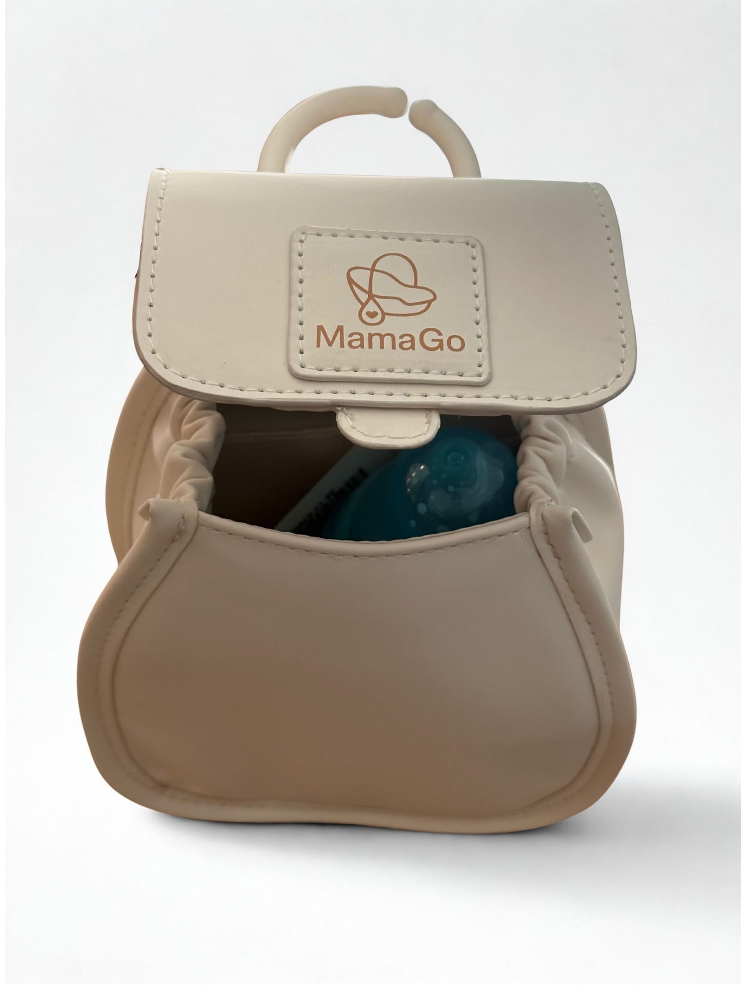 MamaGo Clip-On Handbag – Beige