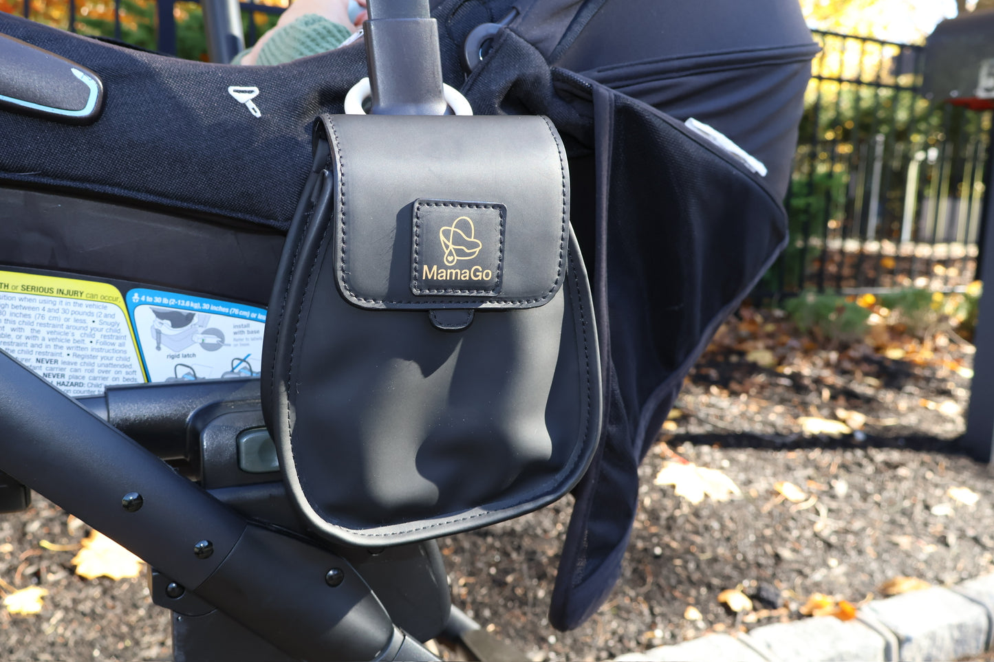 MamaGo Clip-On Handbag – Black