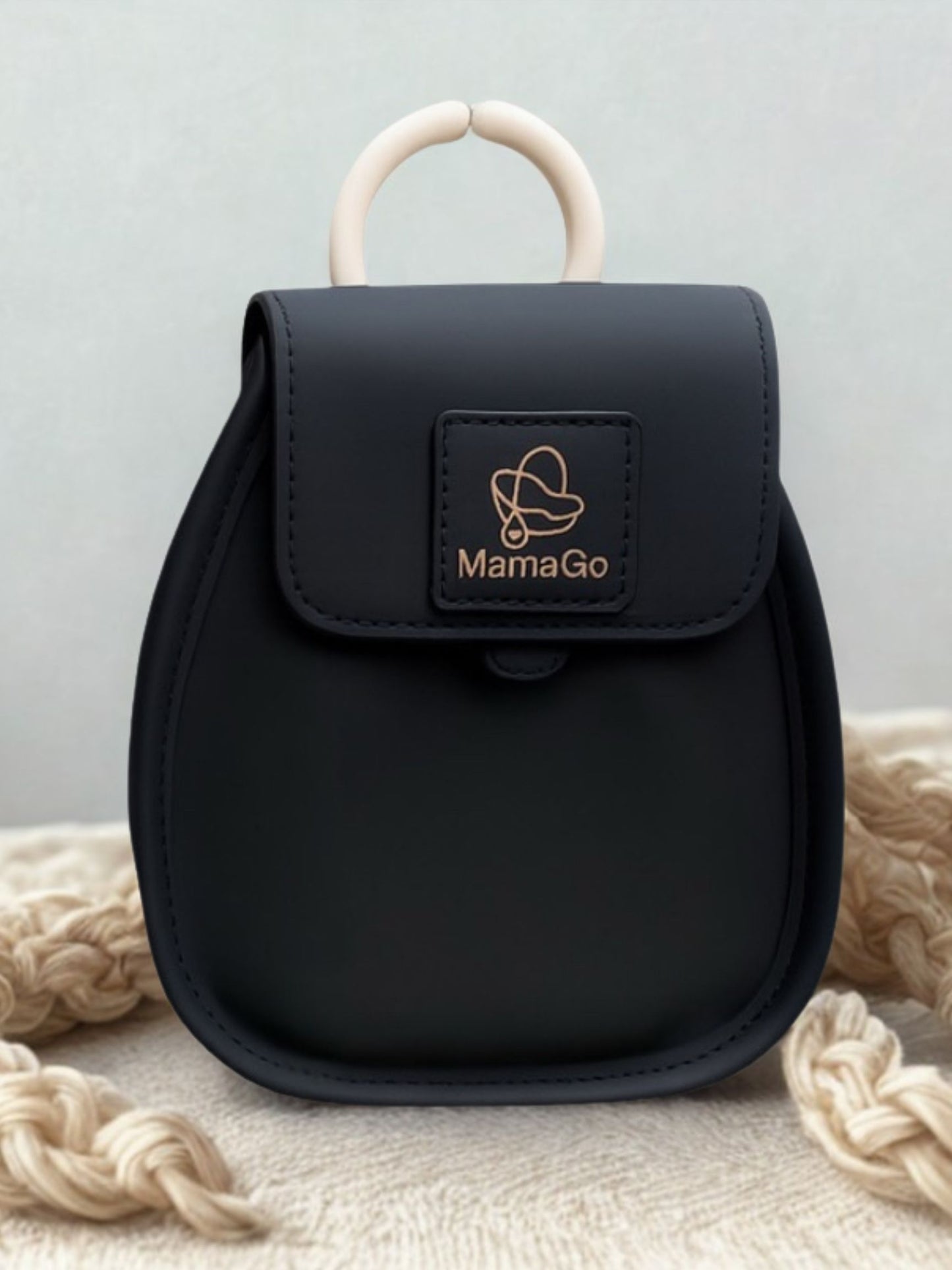 MamaGo Clip-On Handbag – Black