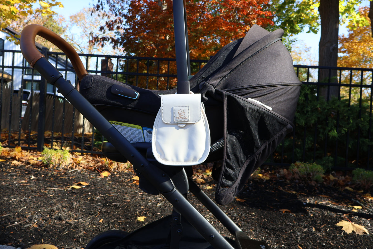 MamaGo Clip-On Handbag – Beige